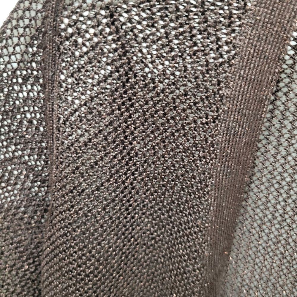 NWT White House Black Market Net Shimmer Coverup Open Knit Cardigan  Sweater XSP - Picture 3 of 5
